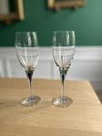 2 st Orrefors Intermezzo Champagneglas 26Cl