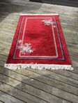 Tjock fin orientalisk matta 
