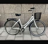 3-Växlad Vit Monark Damcykel