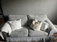 2-sits Ikea soffa Ektorp grå