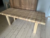 Bänk / soffbord / sideboard i rotting - Ikea serie Stockhol