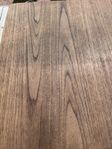 Middagsbord teak m 2 iläggsskivor