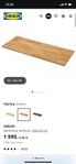 Ikea KARLBY bänkskiva 246cm ny 