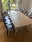matbord samt 6 stolar