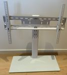 Vitt bordsstativ för TV