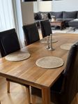 bord inkl 6 st stolar