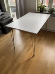 Matbord vit 120cm långt