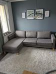 Soffa Ikea Grå Bortskänkes 