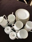 Rosenthal Empire Espresso koppar med fat