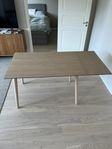 Ljus ekfanér - 80x120 cm Ellos Home Klaffbord Jolina