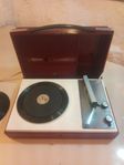 resegrammofon. vinylspelare. skivspelare