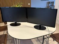 Samsung 24” datorskärm (2 st)