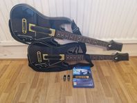 Ps4 Guitar Hero Live 2 gitarrer med donglar & spelet