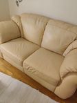 Italsofa Soffa, Äkta italiensk lädersoffa