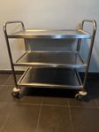 Serveringsvagn rostfritt 