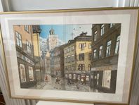 Storkyrkobrinken originallitografi