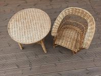 Korgstol , Bord , Barnmodell