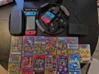 Switch, 13 spel + tillbehör