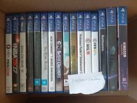 Stort PS4 spelpaket Bra spel 