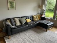 Ikea Landskrona soffa i skinn