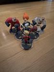 Disney infinity - Superhjätarna/Incredibleds komplett 