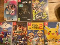 Nintendo Switch – Spelpaket med 8 populära titlar!