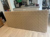 Fin sänggavel i jute 180cm