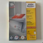 Avery Universaletiketter 400 Etiketter / 100 Ark