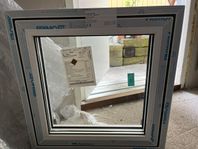 Vridfönster PVC 3-glas 580x580 mm Nordiska fönster 