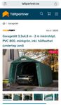Garagetält/förrådstält