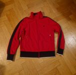 Retro Nike träningsjacka röd och svart.