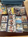 PS 2 spel + handkontroller + Guitar Hero + Singstar