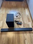 LG soundbar + subwoofer 