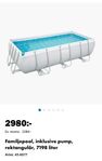 Familjepool 4x2m 