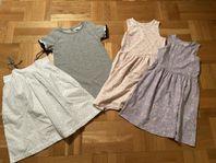 4 nya klänningar, 8-9 år