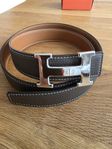 Tvåsidigt läder bälte 90cmx32mm