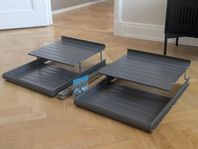 IKEA KOMPLEMENT Utdragbart skohyllplan mörkgrå 50x58 cm