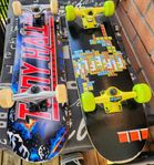 Skateboard,  skydd, hjälm
