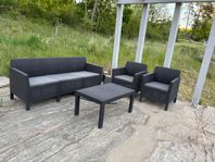 lounge set för uteplats