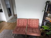 Sammetsfåtölj