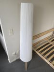 ÖKENSAND Floor lamp, beech/white