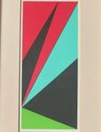 Olle Bærtling. Färgtryck "ARISIBK", 1980