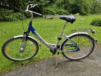 Damcykel 26 tum med 3 växlar med fotbroms