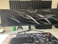 komplett gamingrigg med monster skärm
