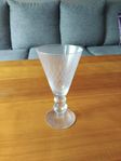 10 st Kosta selter snapsglas av Vicke Lindstrand 1950tal