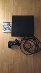 PlayStation 3 slim Handkontroll + Spel