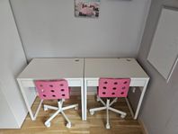 Skrivbord med stol