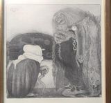 John BAUER print "Storfrämmande idag, sa kärringen", 1918