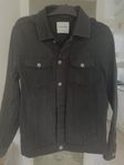 Svart herr jeans jacka