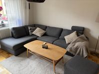 Soffa, divan med fotpall
